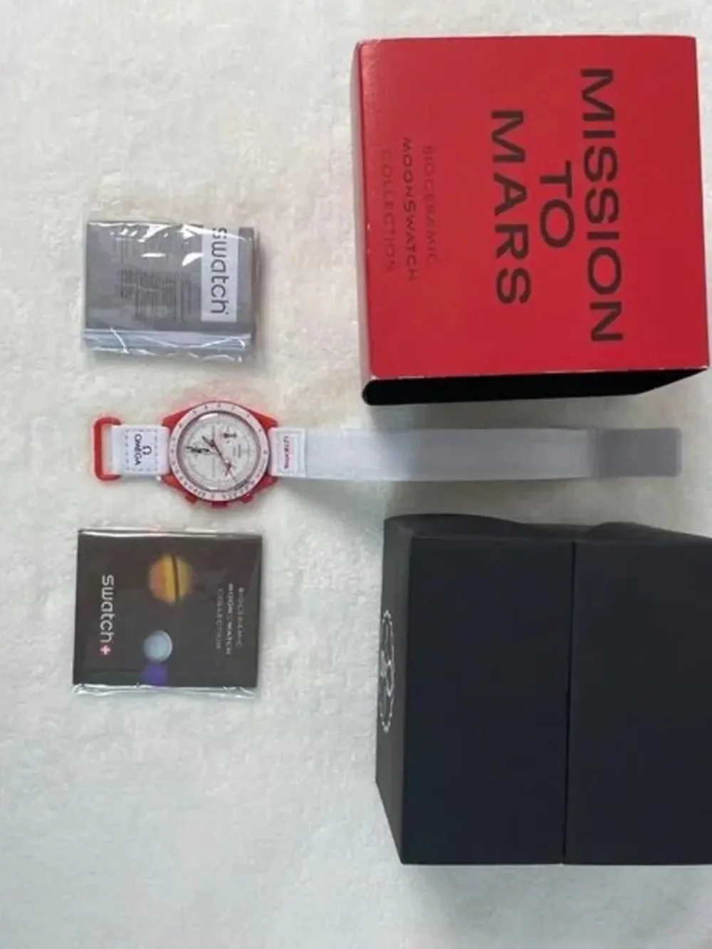 New Omega and Swatch Mission to Mars Speedmaster Moonswatch Bioceramic